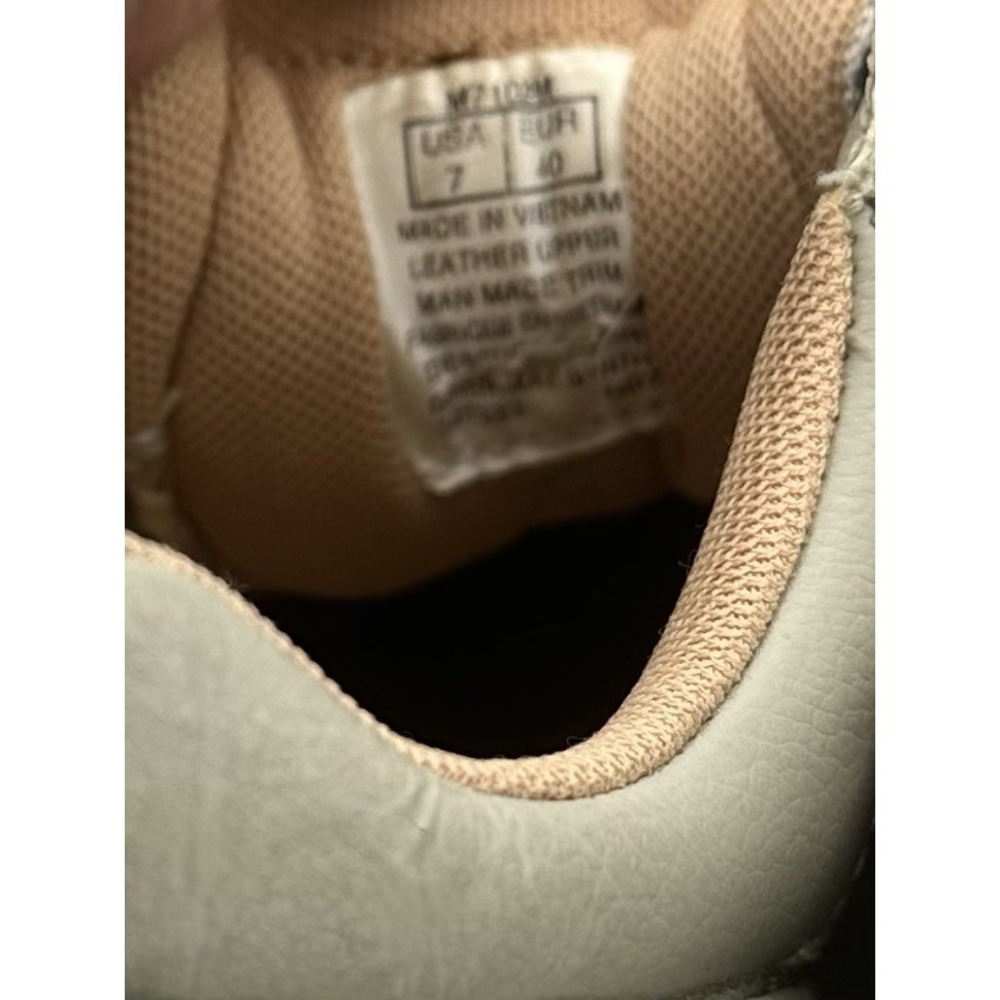 Rockport Prowalker Comfort Walking Shoe Men Size 7 Olive Beige Cream Leather - Picture 10 of 11